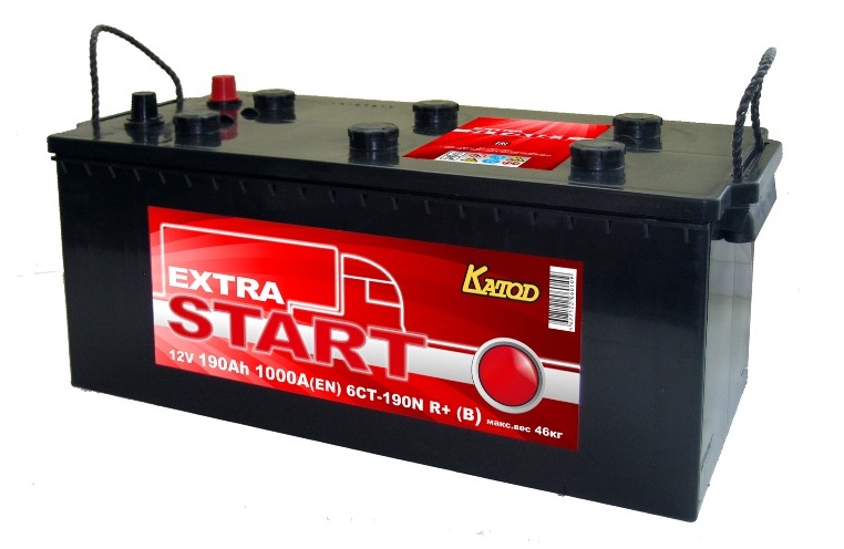 Аккумулятор для грузовой техники EXTRA START 190 6СТ-190N R+